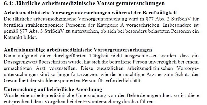 Jährliche arbeitsmedizinische Sari
